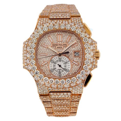 iced out patek|fully iced out watches.